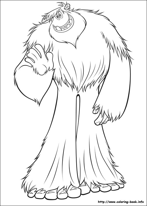 Smallfoot coloring picture