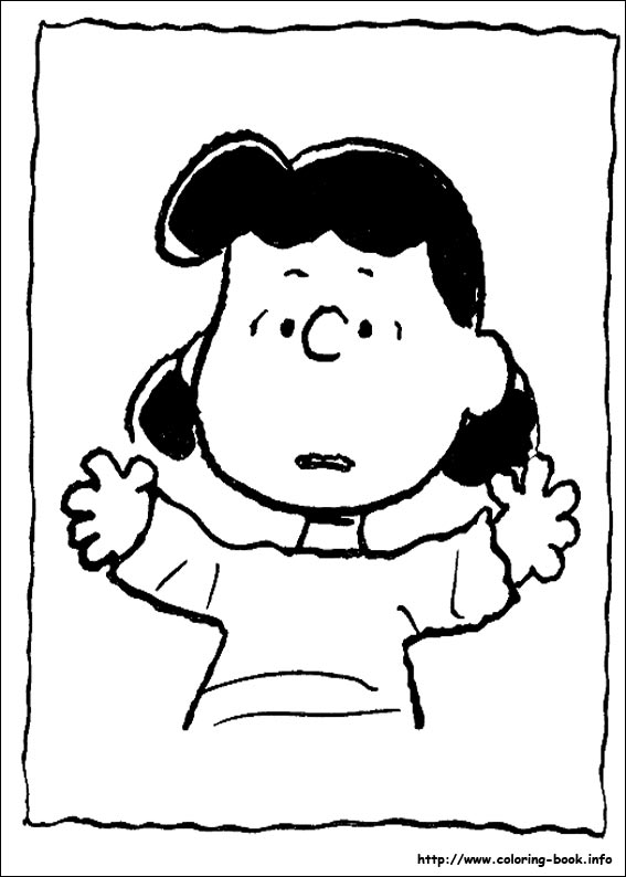Snoopy coloring picture