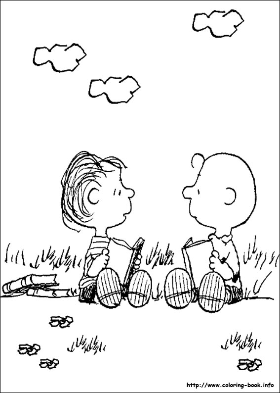 Snoopy coloring picture