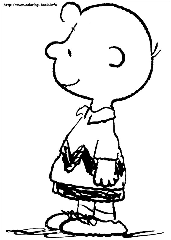 Snoopy coloring picture