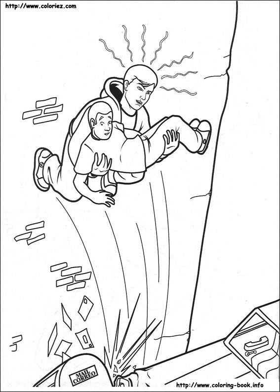 Spiderman coloring picture