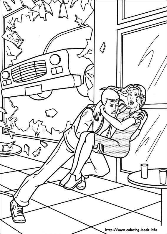 Spiderman coloring picture