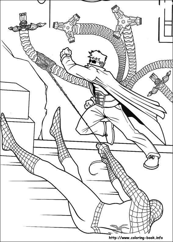 Spiderman coloring picture