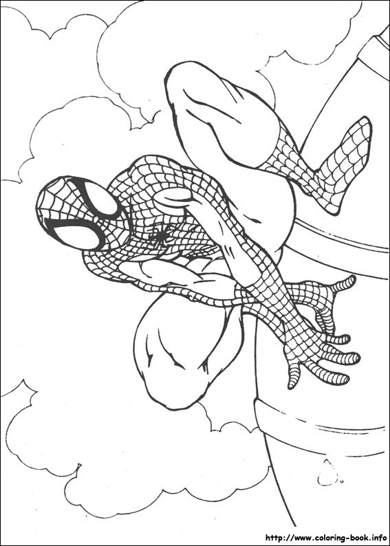 Spiderman coloring picture