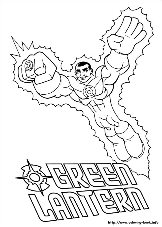 Super Friends coloring picture