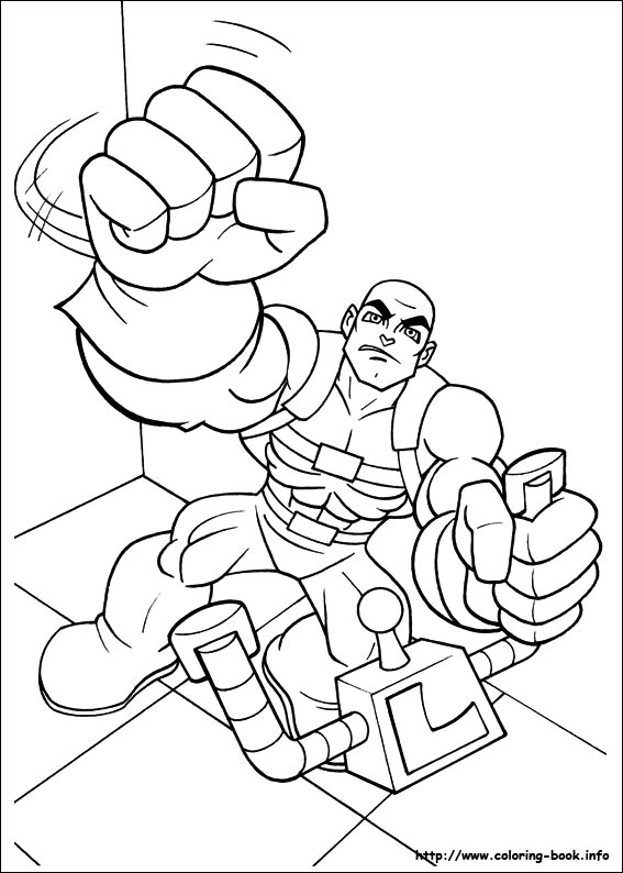 Super Friends coloring picture