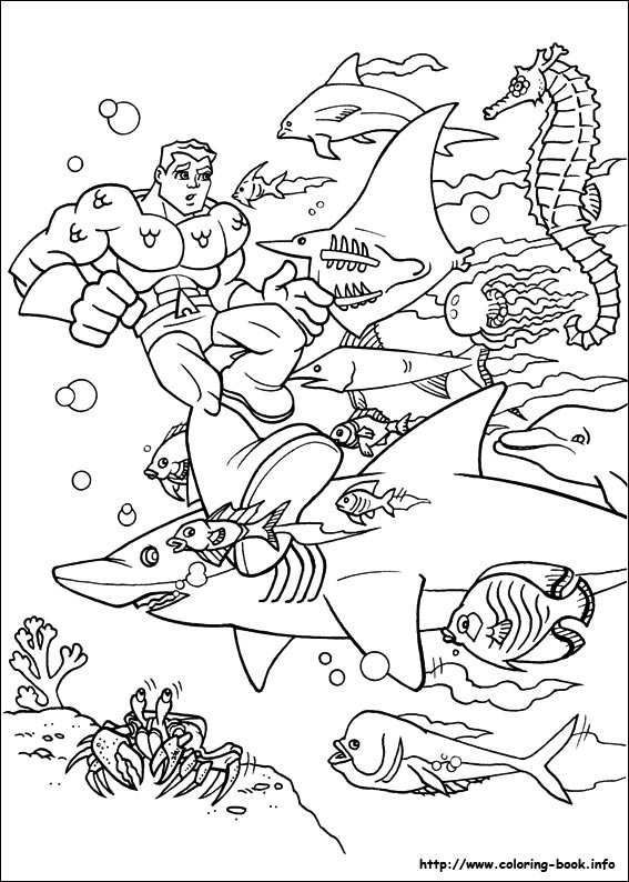 Super Friends coloring picture