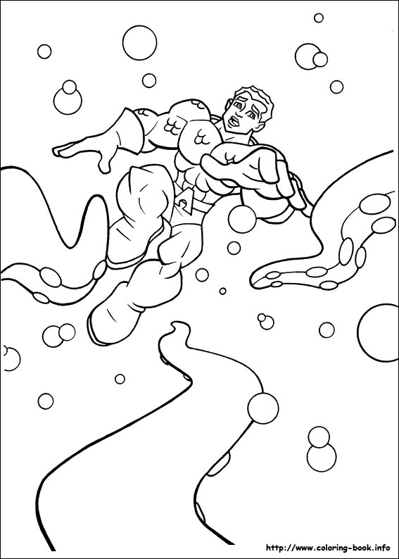 Super Friends coloring picture