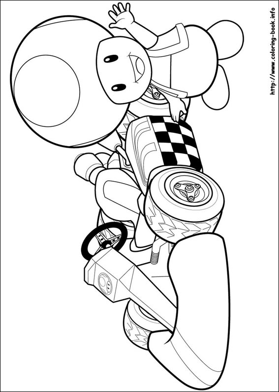 Super Mario Bros. coloring picture