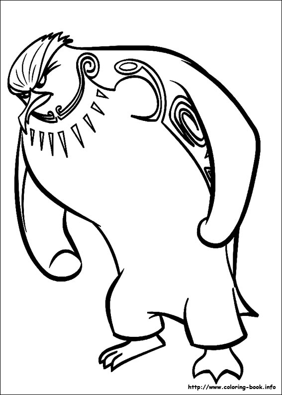 Surf's up coloring picture