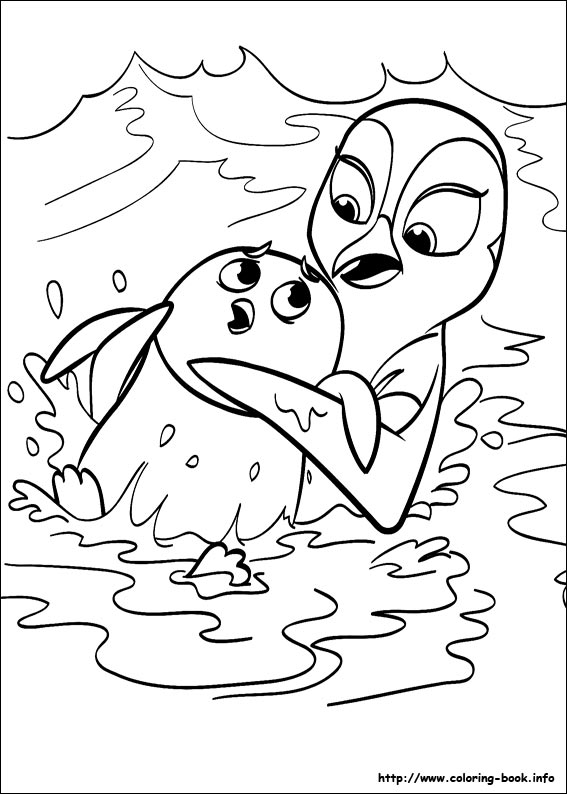 Surf's up coloring picture