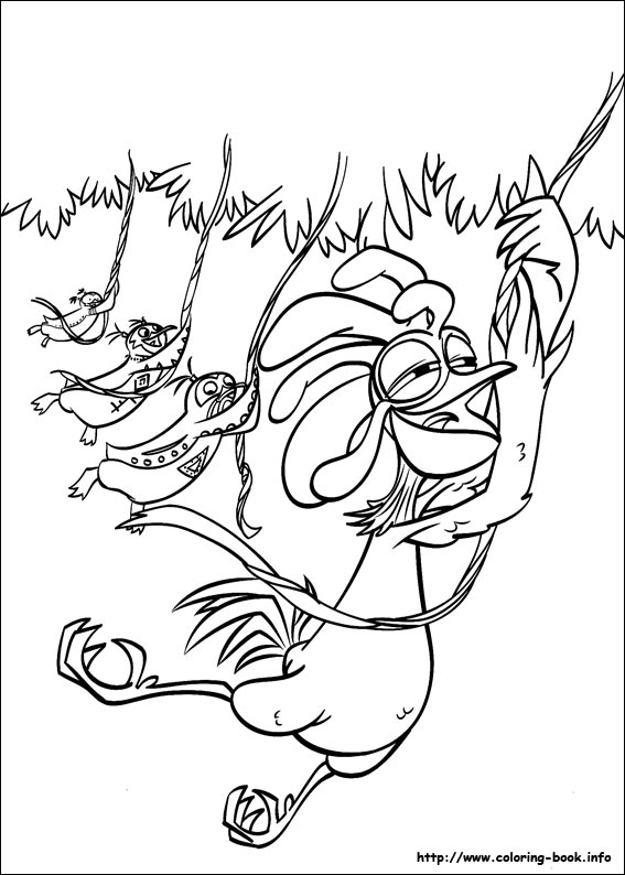 Surf's up coloring picture