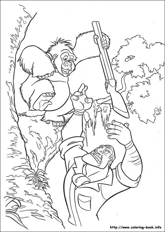 Tarzan coloring picture