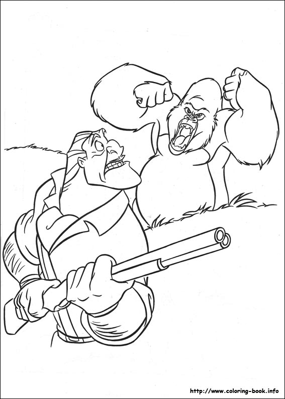 Tarzan coloring picture