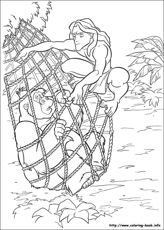 Tarzan coloring picture