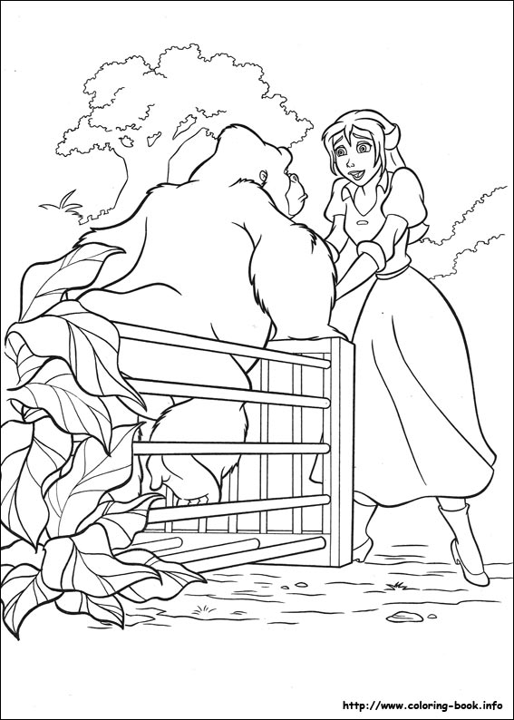 Tarzan coloring picture