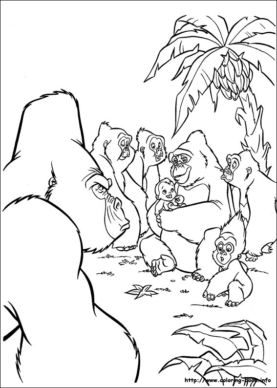 Tarzan coloring picture