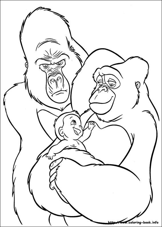 Tarzan coloring picture