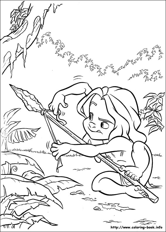 Tarzan coloring picture