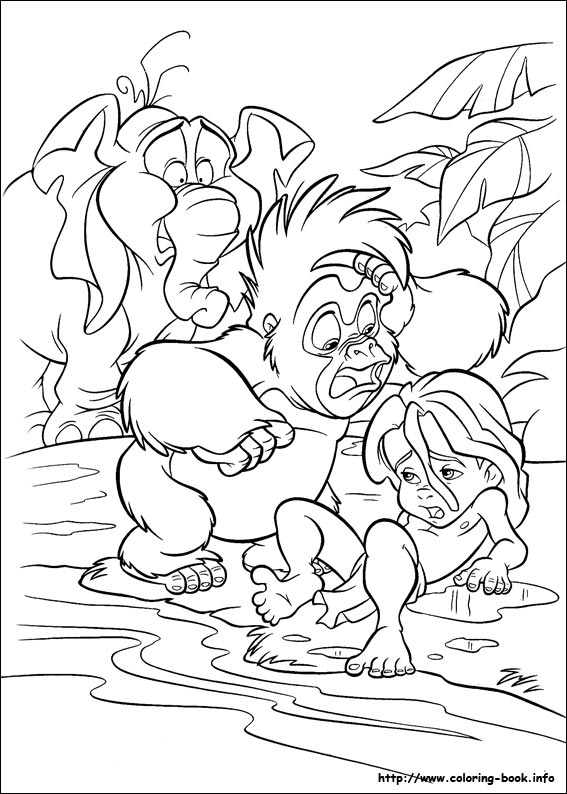 Tarzan coloring picture