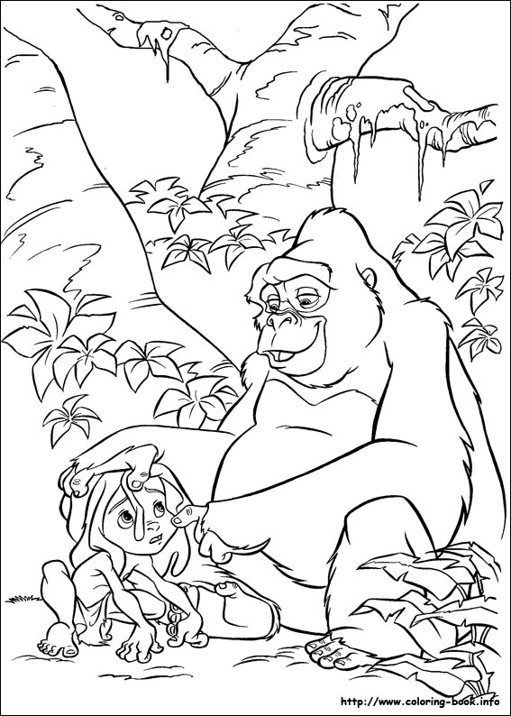 Tarzan coloring picture