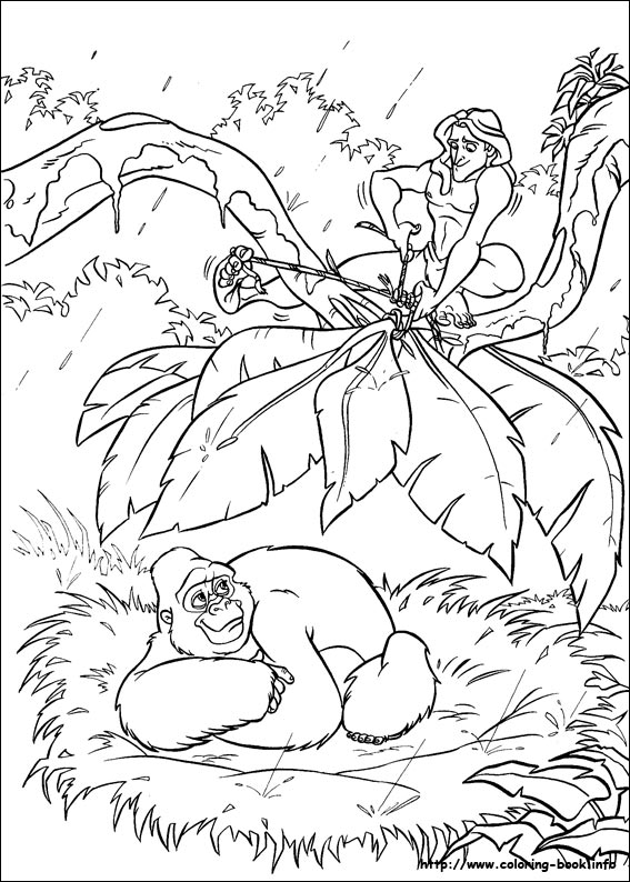 Tarzan coloring picture