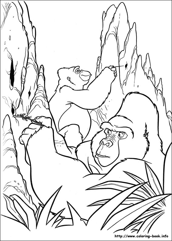 Tarzan coloring picture