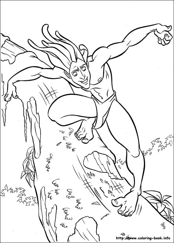 Tarzan coloring picture