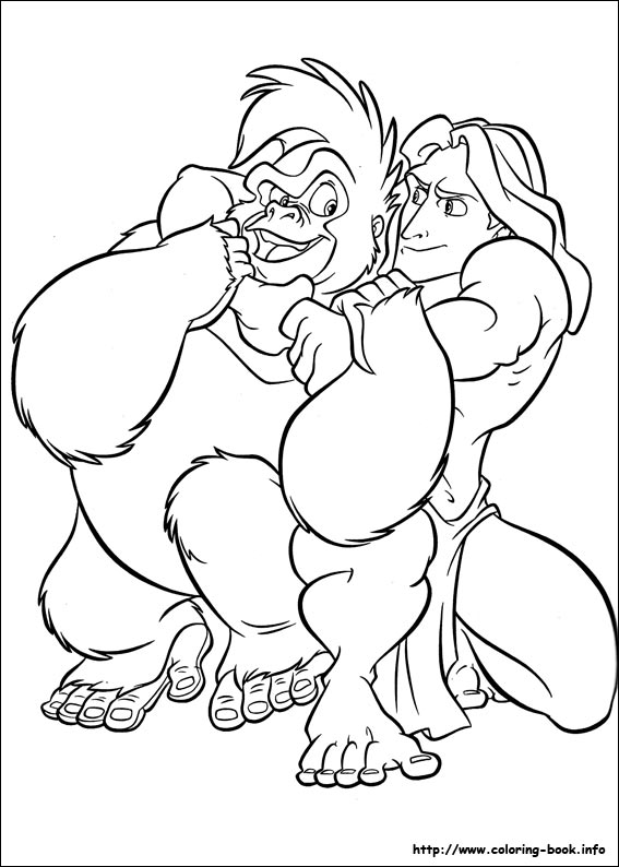 Tarzan coloring picture