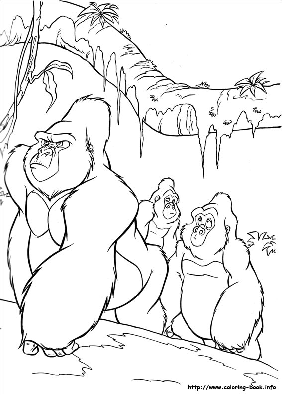 Tarzan coloring picture