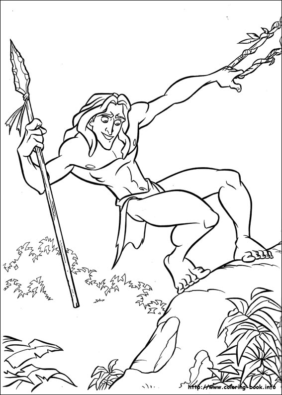 Tarzan coloring picture