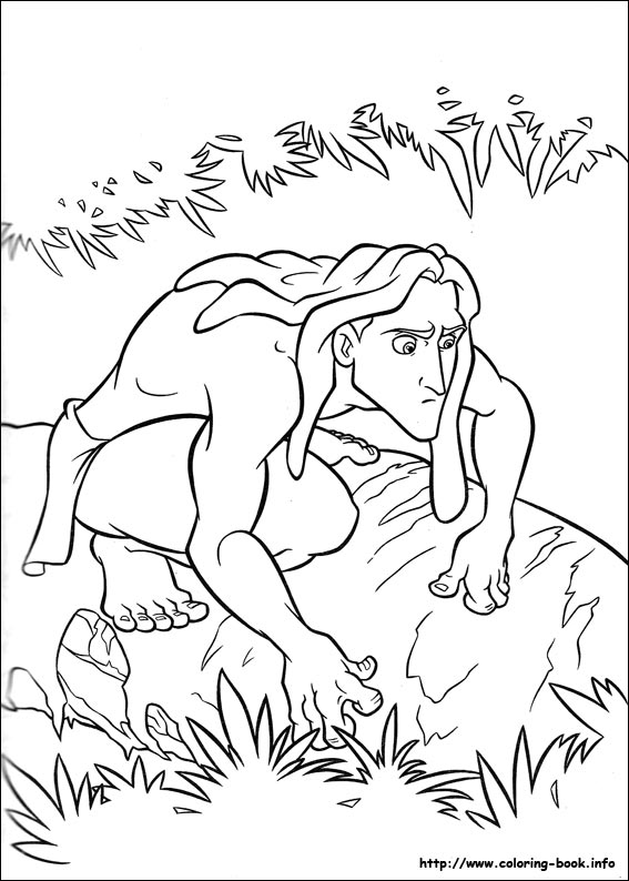 Tarzan coloring picture