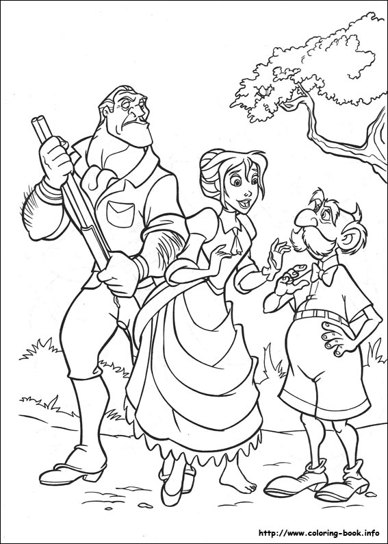 Tarzan coloring picture