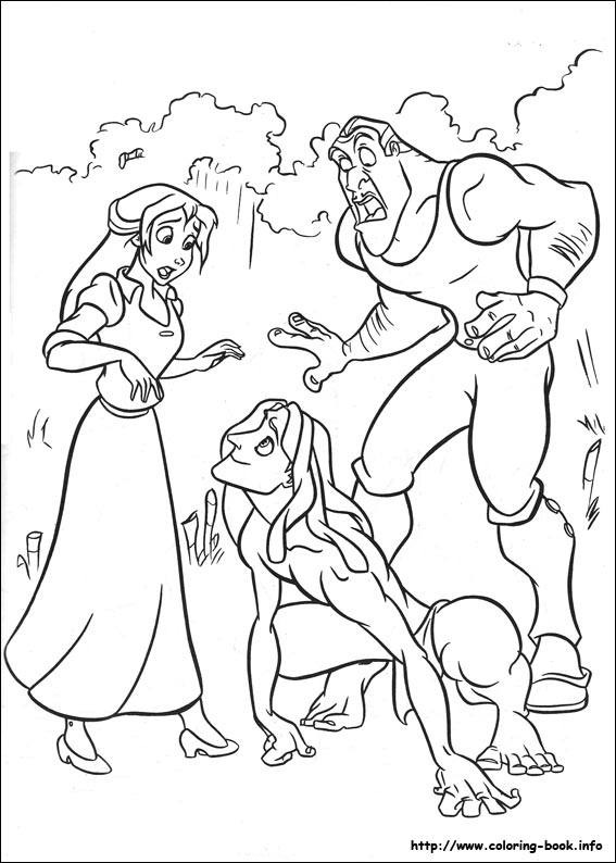 Tarzan coloring picture