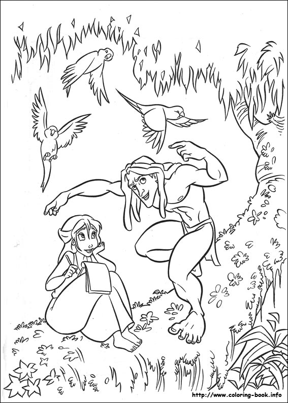 Tarzan coloring picture