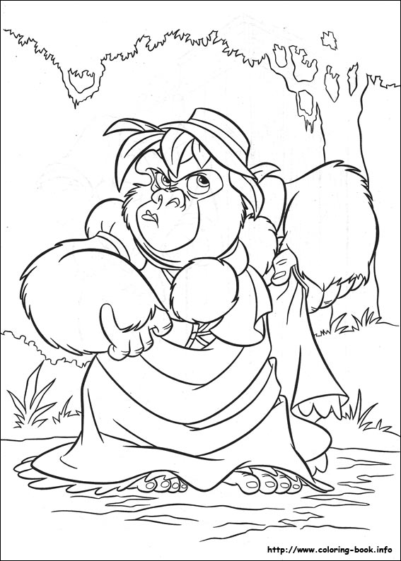 Tarzan coloring picture