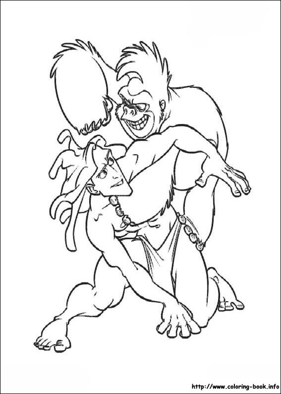 Tarzan coloring picture