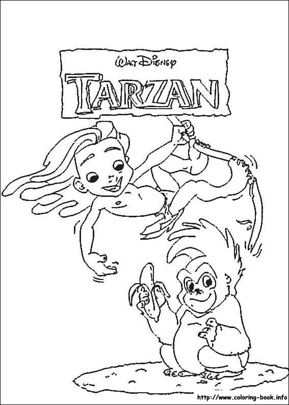 Tarzan coloring picture