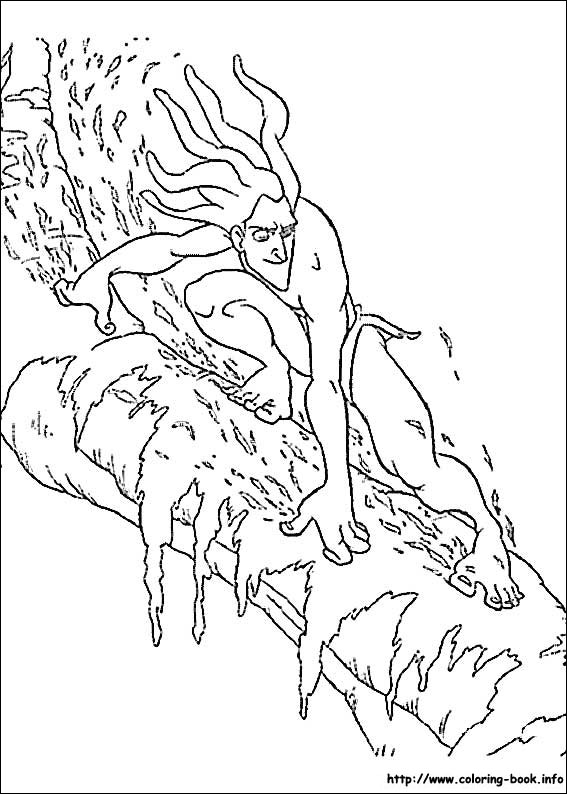 Tarzan coloring picture