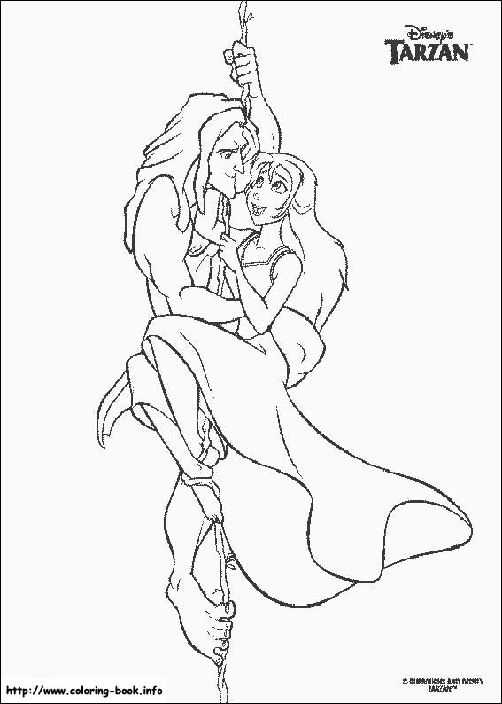 Tarzan coloring picture