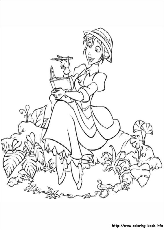 Tarzan coloring picture