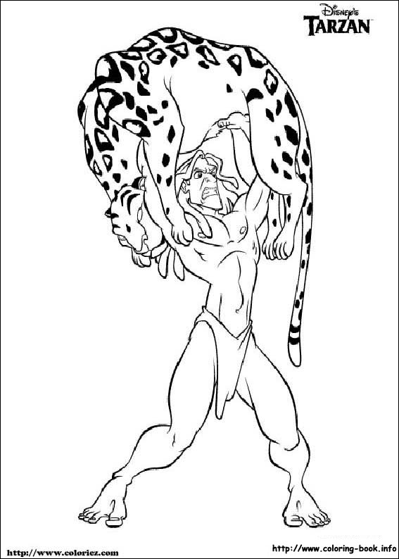 Tarzan coloring picture