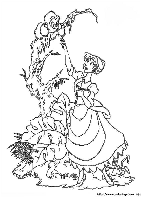 Tarzan coloring picture