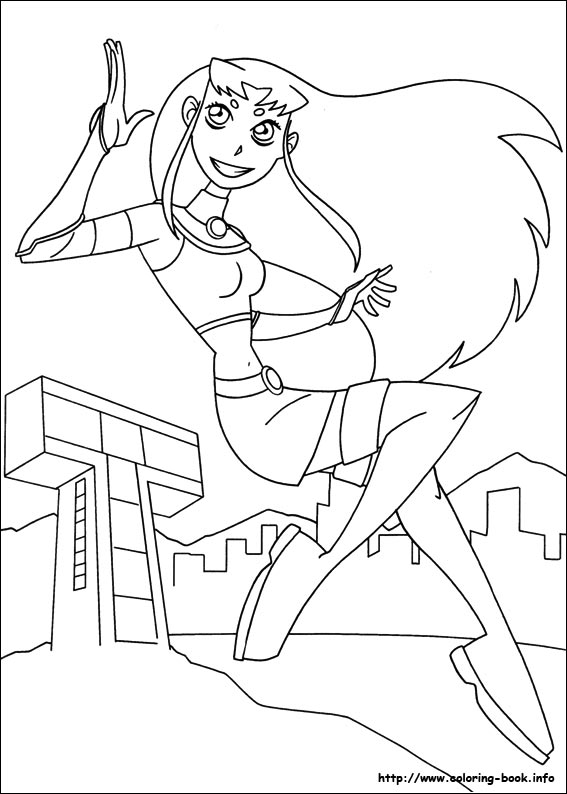 Teen Titans coloring picture