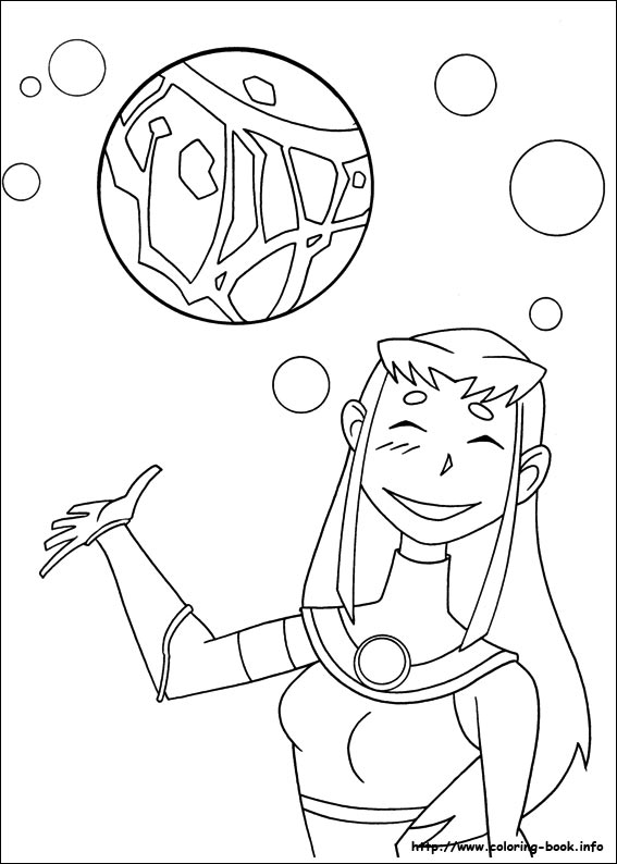 Teen Titans coloring picture