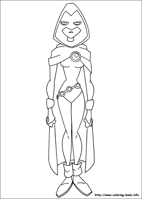 Teen Titans coloring picture