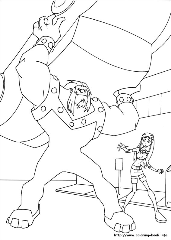 Teen Titans coloring picture