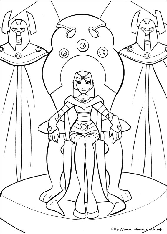 Teen Titans coloring picture