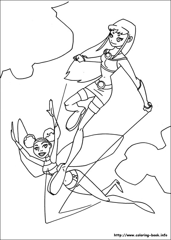 Teen Titans coloring picture