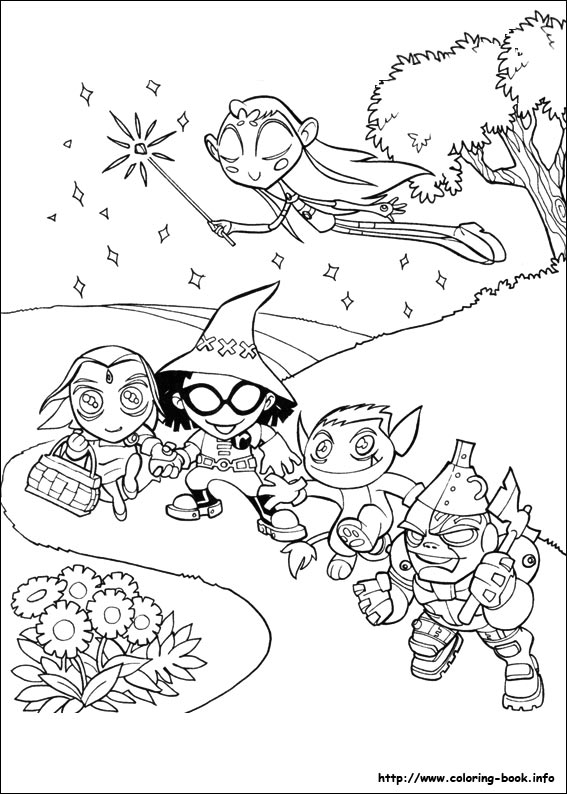 Teen Titans coloring picture